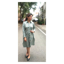 Load image into Gallery viewer, Striped Shirt Dress - Tailor Your Story
