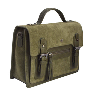 Cross Body Bag for Men & Women - Suede & Leather - Tailor Your Story