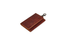 Load image into Gallery viewer, Trifold Pouch Key Holder -Brandy - Tailor Your Story
