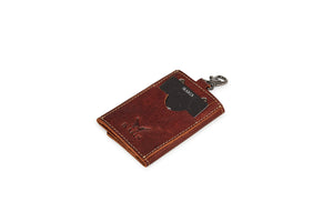 Trifold Pouch Key Holder -Brandy - Tailor Your Story