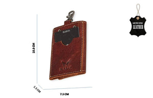 Trifold Pouch Key Holder -Brandy - Tailor Your Story