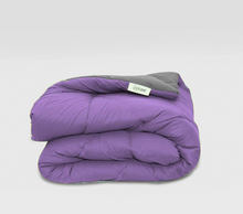 Load image into Gallery viewer, Reversible Comforters| Violet | Double Bed 228x244 cm (90 X 100inch)
