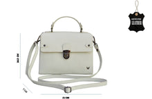 Load image into Gallery viewer, Over flap Cross Body Sling Bag - White - Tailor Your Story
